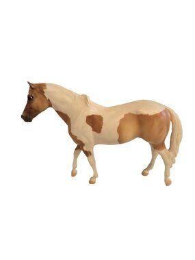 Breyer Reeves Palomino Pinto Horse Model Tan White Walking Equestrian Toy
